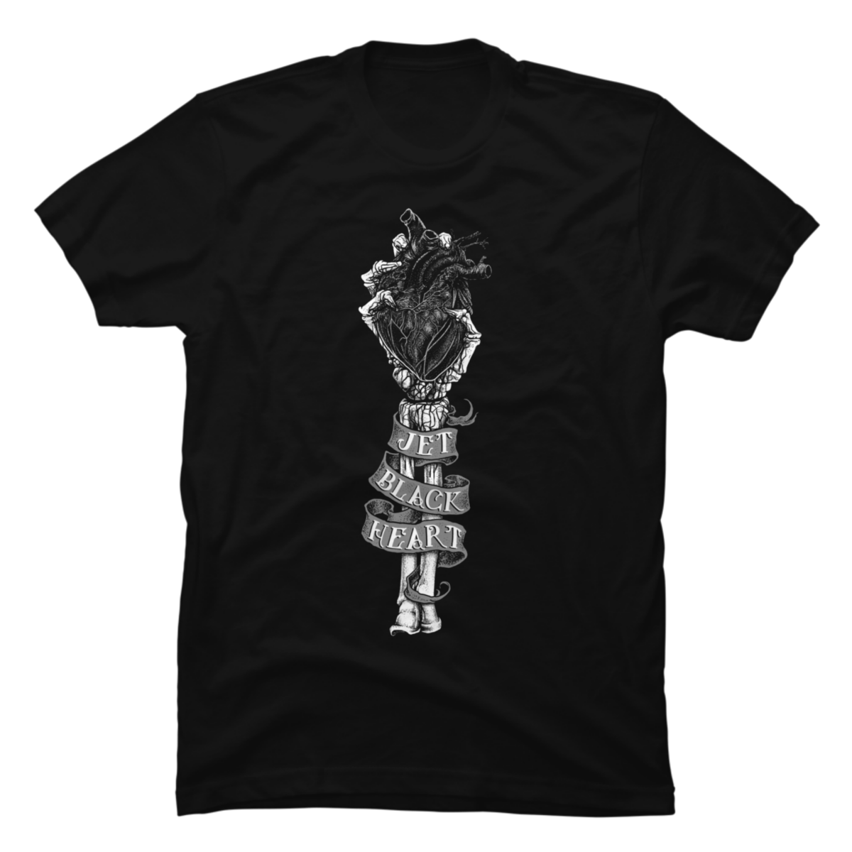 jet black heart shirt jet black heart shirt